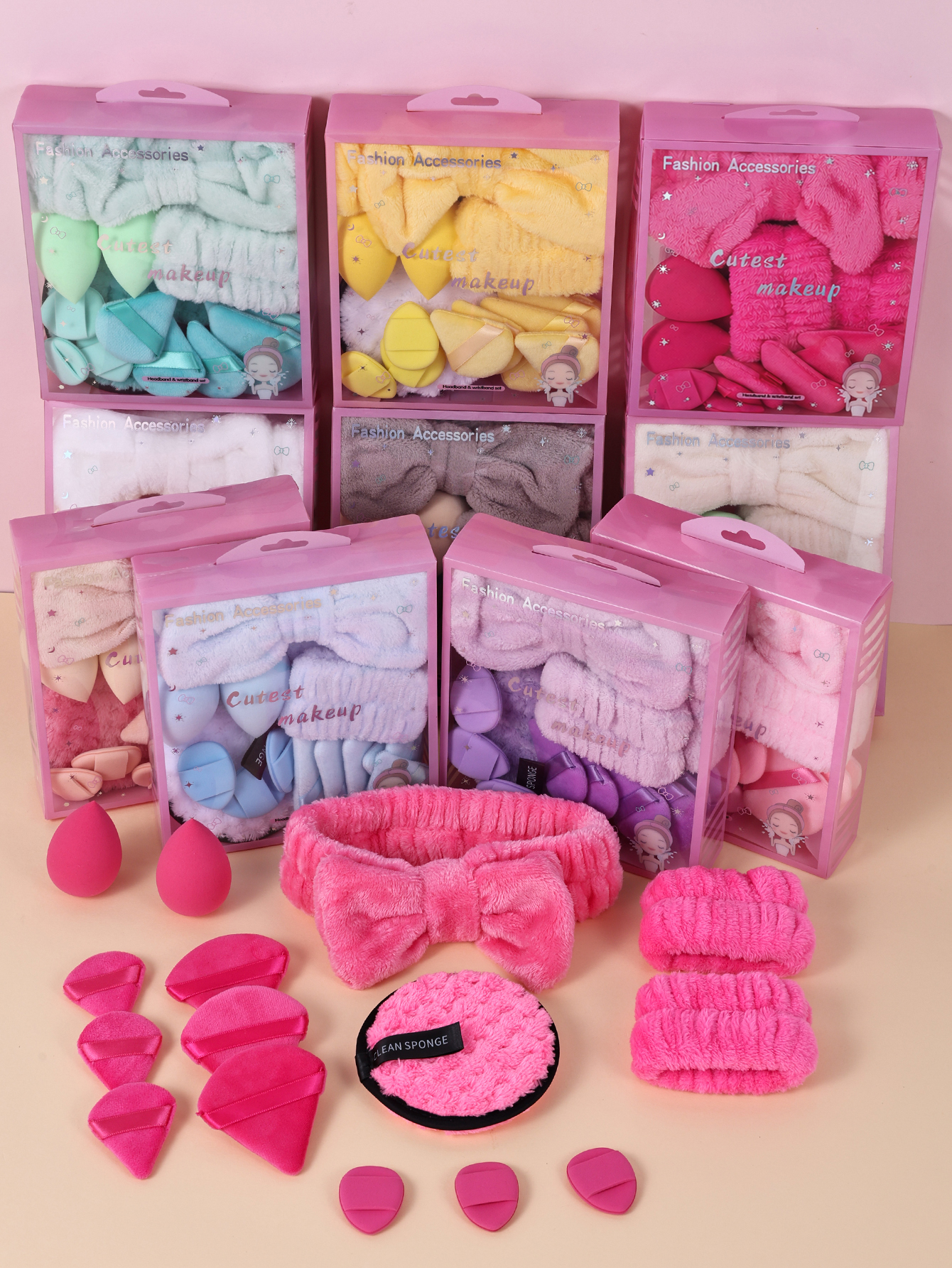 Hair Care Set - 15pcs Women Wash Face Spa Hair