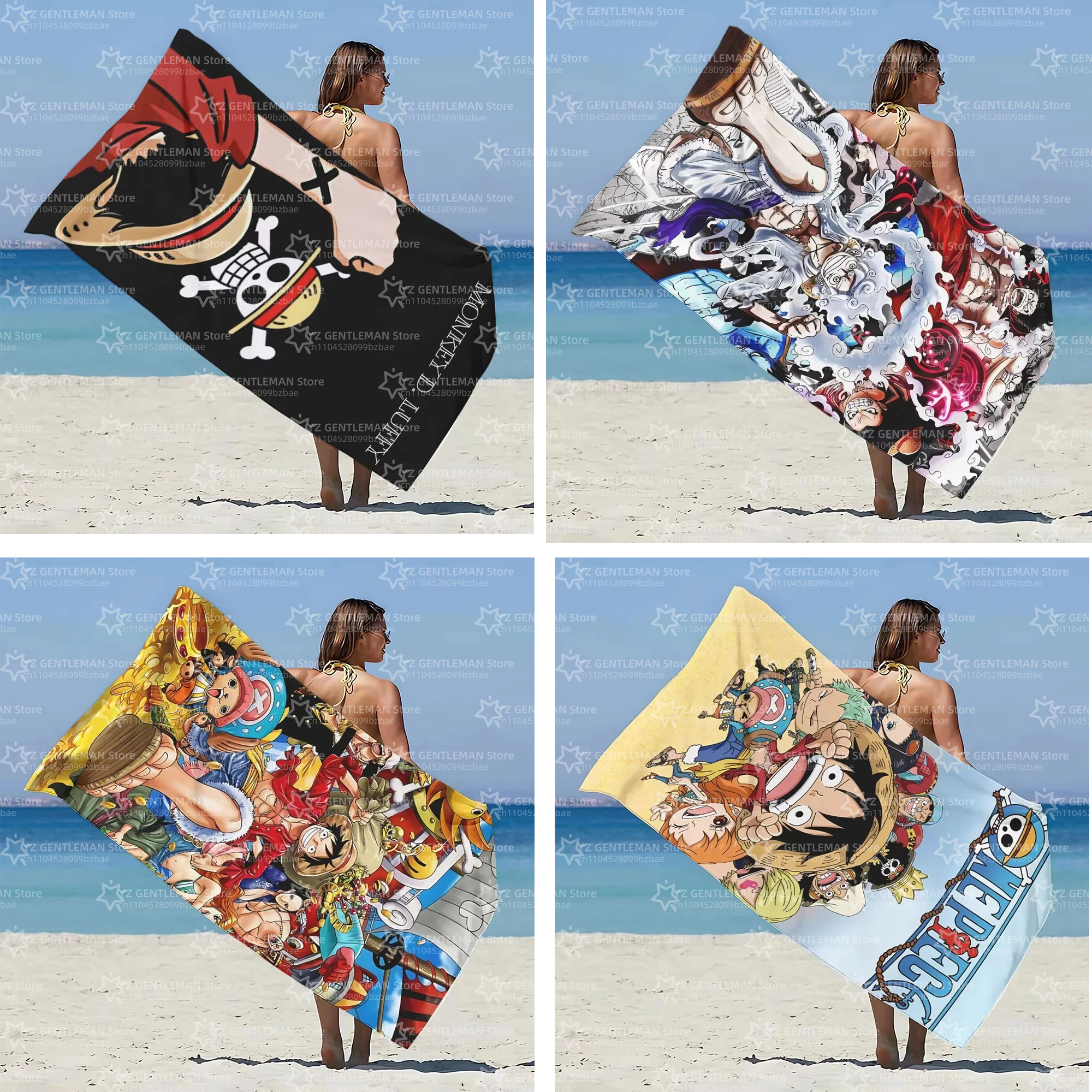 Hair Care Set - One Piece Luffy Gear 5 Bathroom