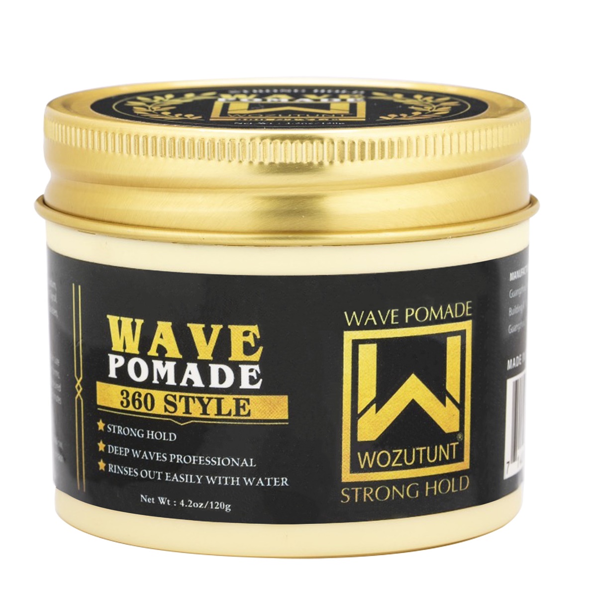 Hair Care For Wavy Hair - WOZUTUNT 120g Wave Control Pomade 360
