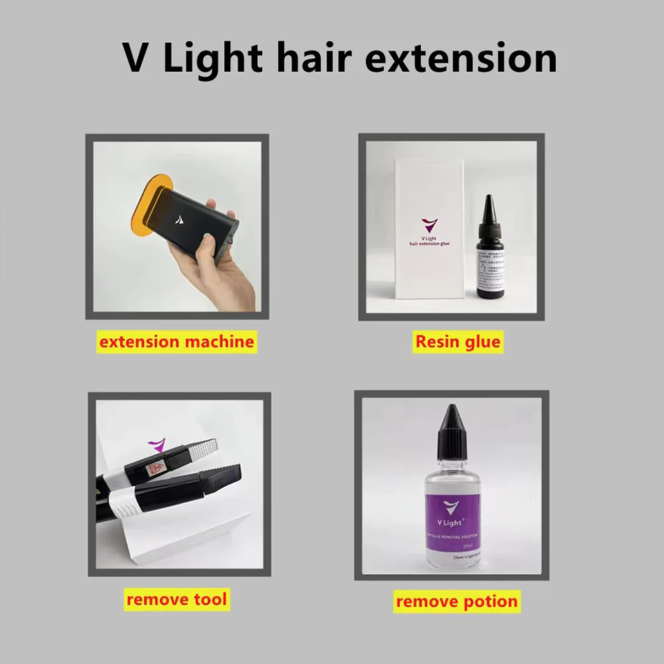 V-Light Technology Hair Extens - đánh giá và giá Hair Care Set