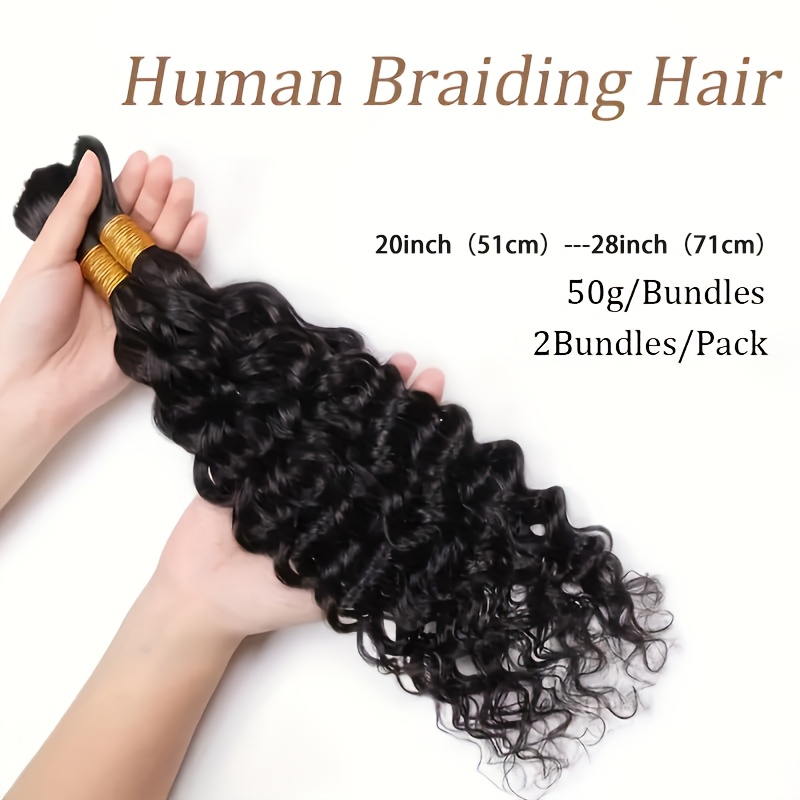 Deep Wave Bulk Hair for Braidi - đánh giá và giá Hair Care For Wavy Hair