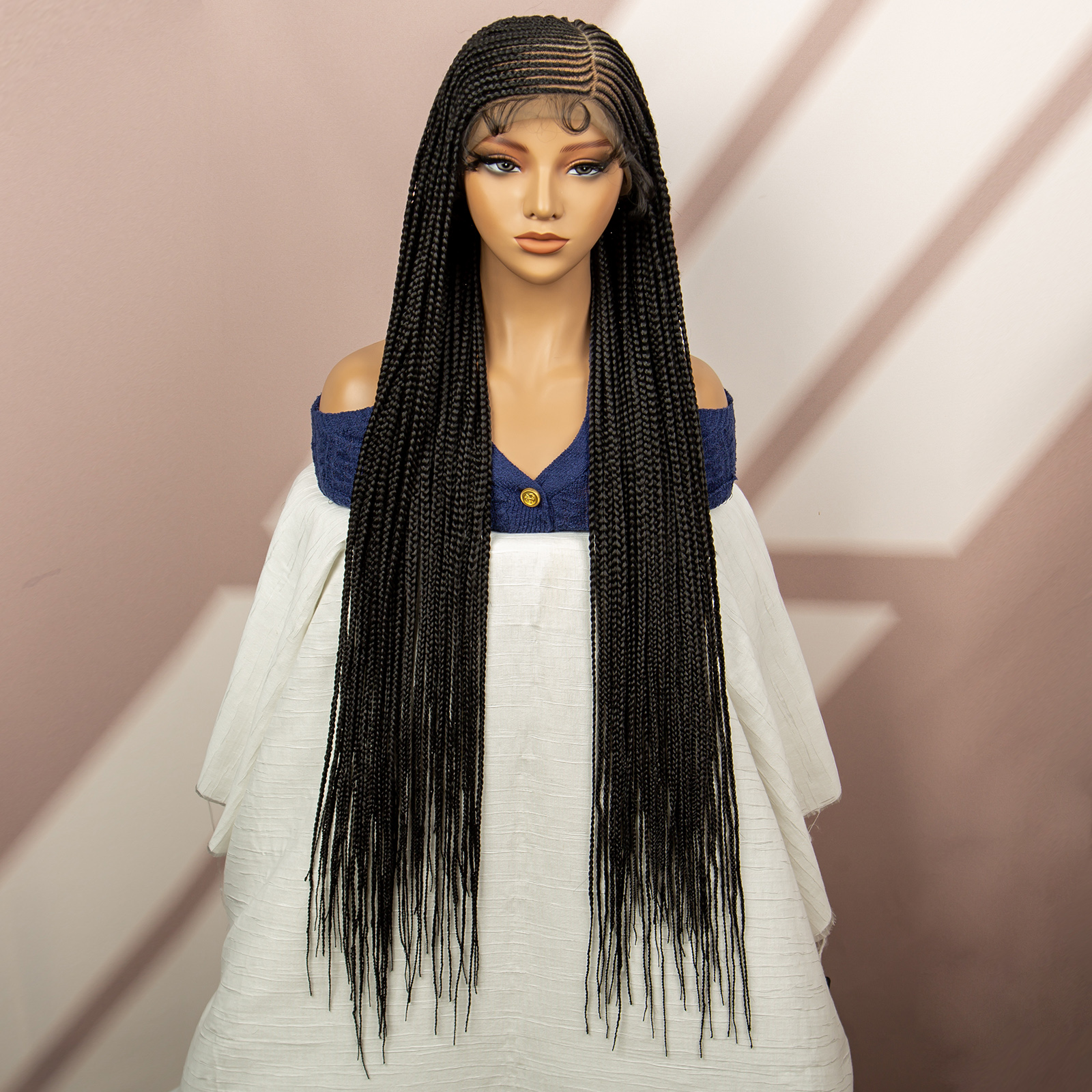 36'' Synthetic Cornrow Braided - đánh giá và giá Braiding Hair Kanekalon
