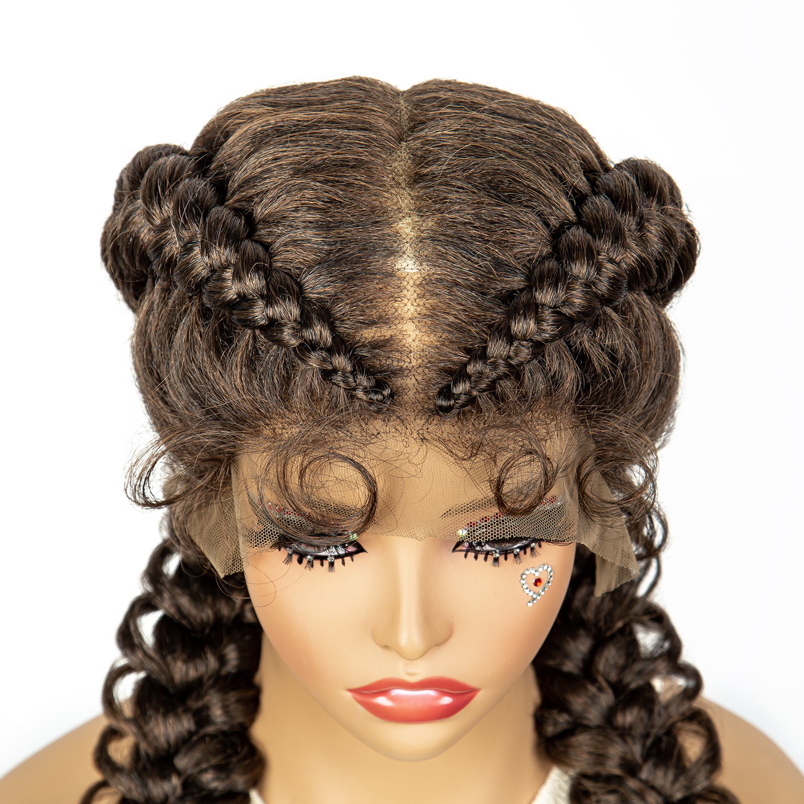 1B/30 Dark Brown Synthetic Lac - đánh giá và giá Braiding Hair Kanekalon
