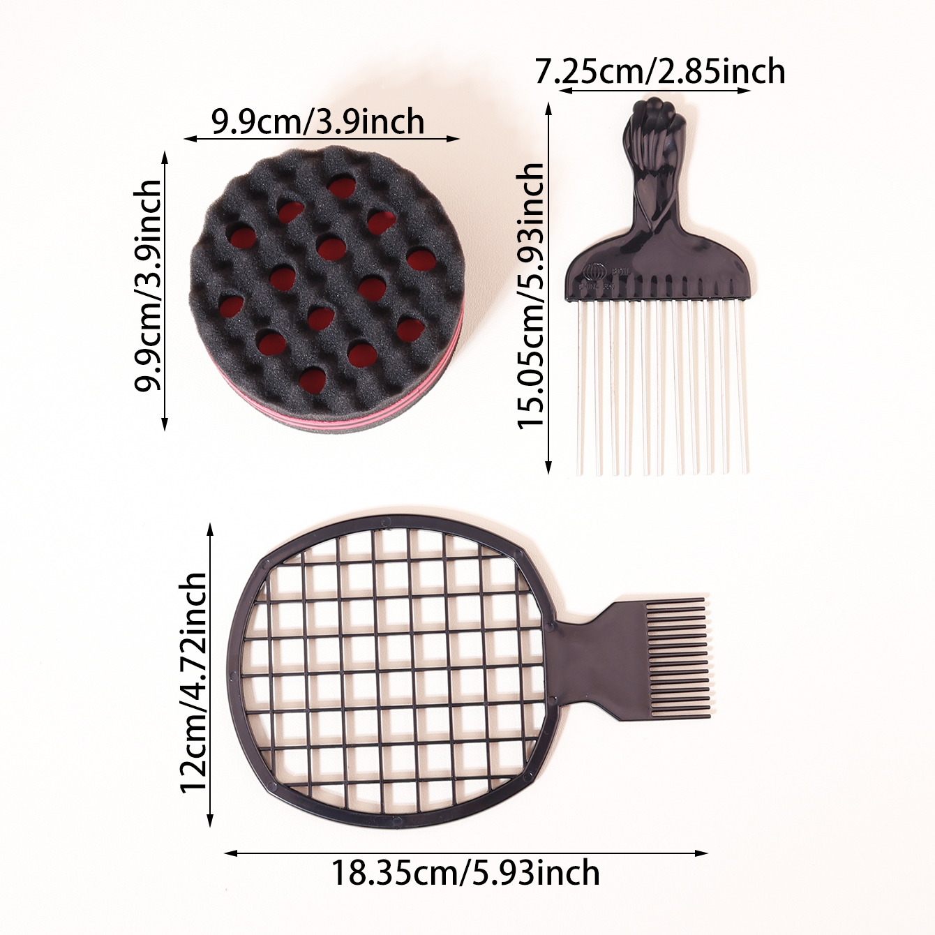 3 pieces/set of black perm spo - đánh giá và giá Hair Care Set