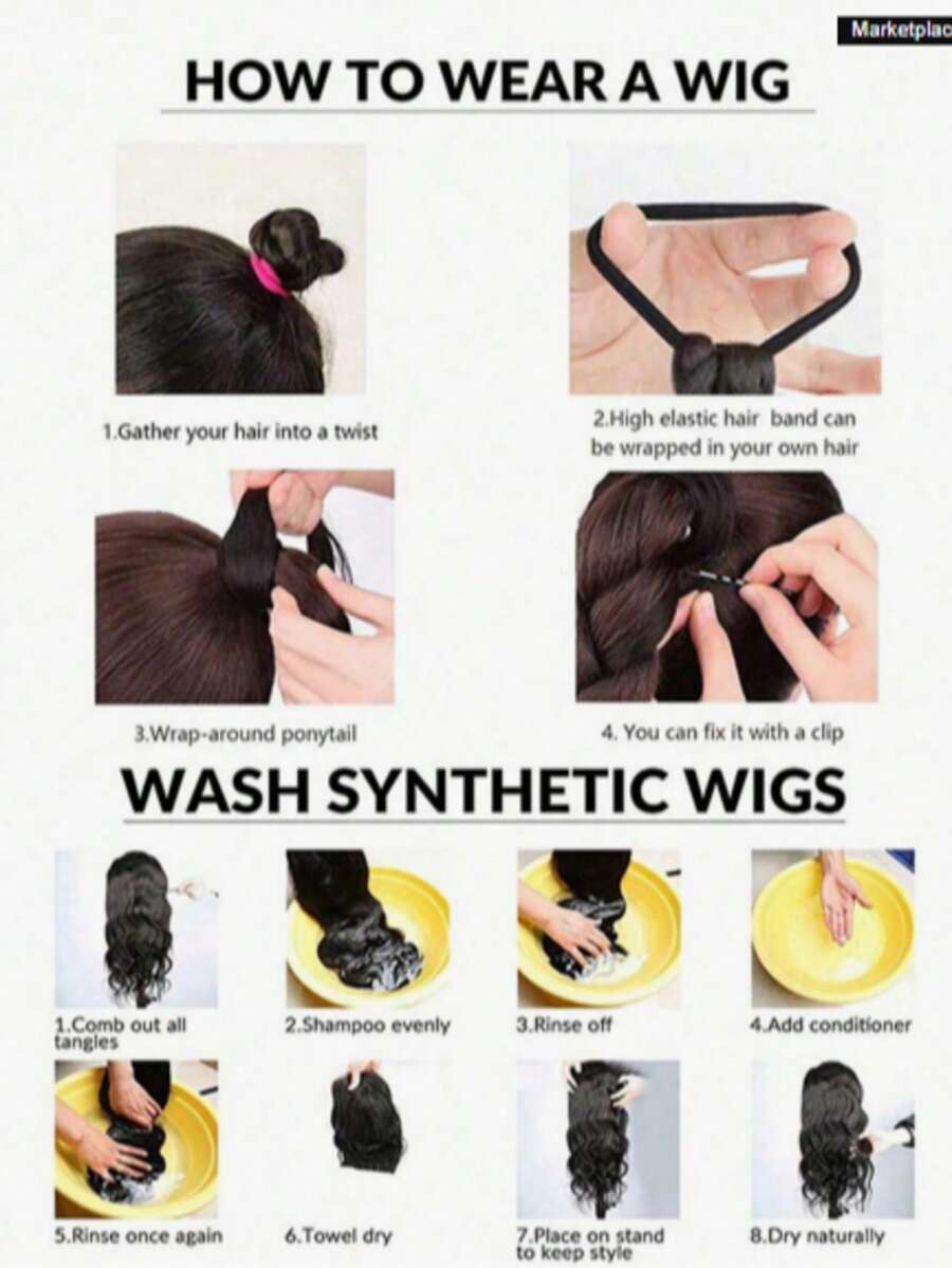 Synthetic Braided Ponytail Wig - đánh giá và giá Braiding Hair Kanekalon