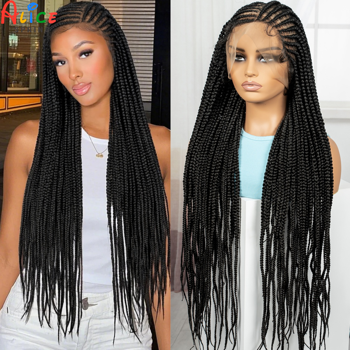 36inch Full Lace Synthetic Cor - đánh giá và giá Braiding Hair Kanekalon