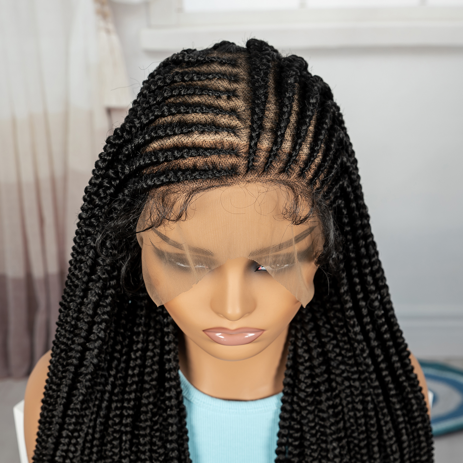 36inch Full Lace Synthetic Cor - đánh giá và giá Braiding Hair Kanekalon