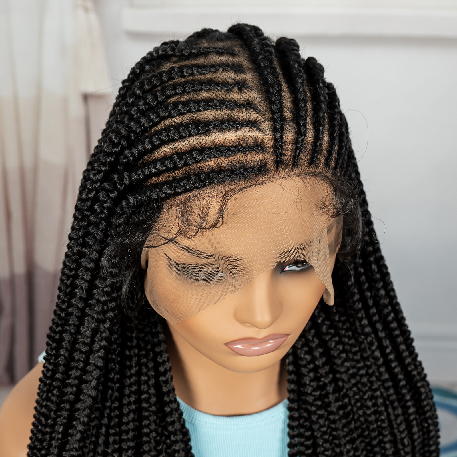 36inch Full Lace Synthetic Cor - đánh giá và giá Braiding Hair Kanekalon
