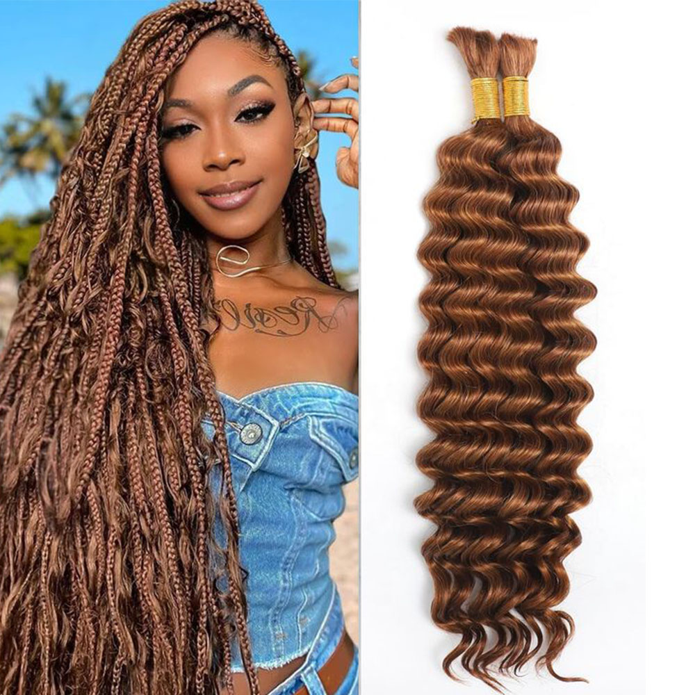 18inch Deep Wave Bulks 100G 2  - đánh giá và giá Hair Care For Wavy Hair