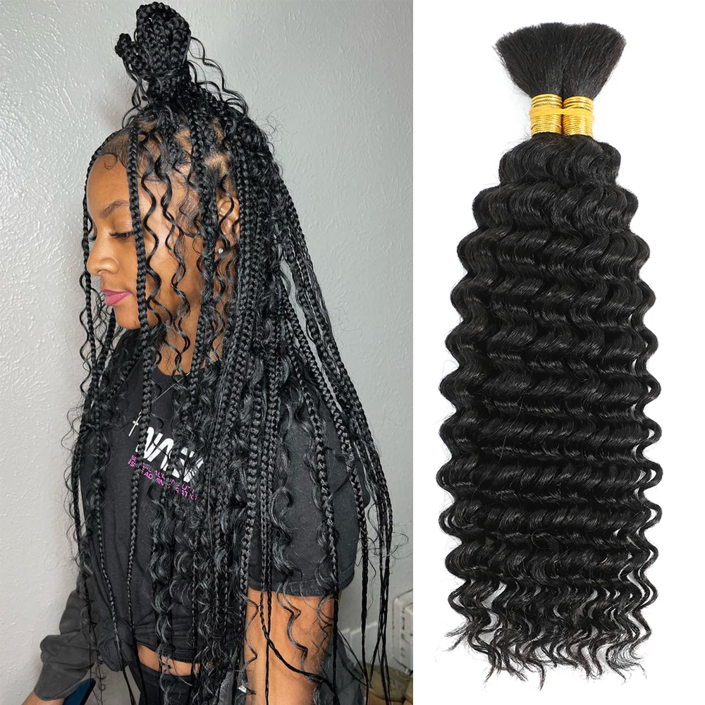 Bulk Human Hair Deep Wave For  - đánh giá và giá Hair Care For Wavy Hair
