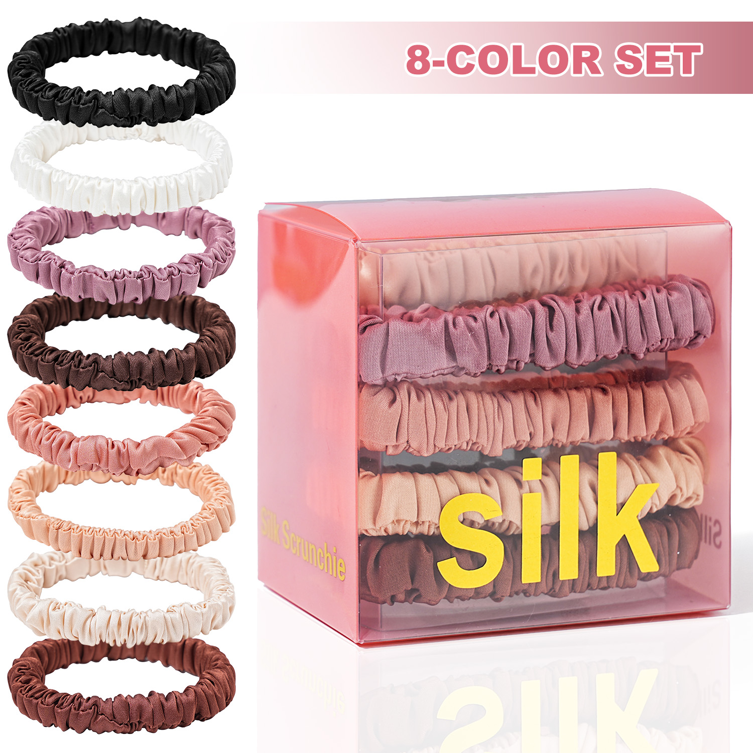 8PCS/Set 100% Pure Mulberry Si - đánh giá và giá Hair Care Set