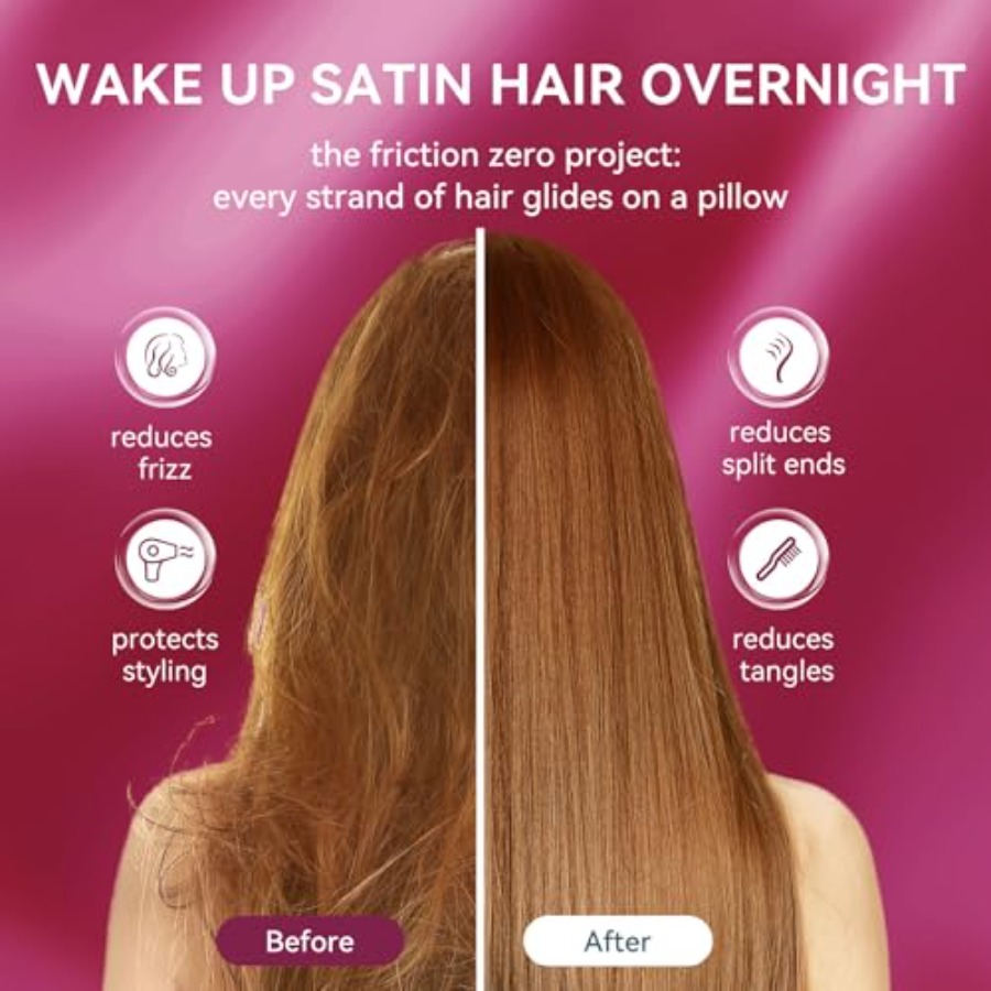 Satin Pillowcase Set for Hair  - đánh giá và giá Hair Care Set
