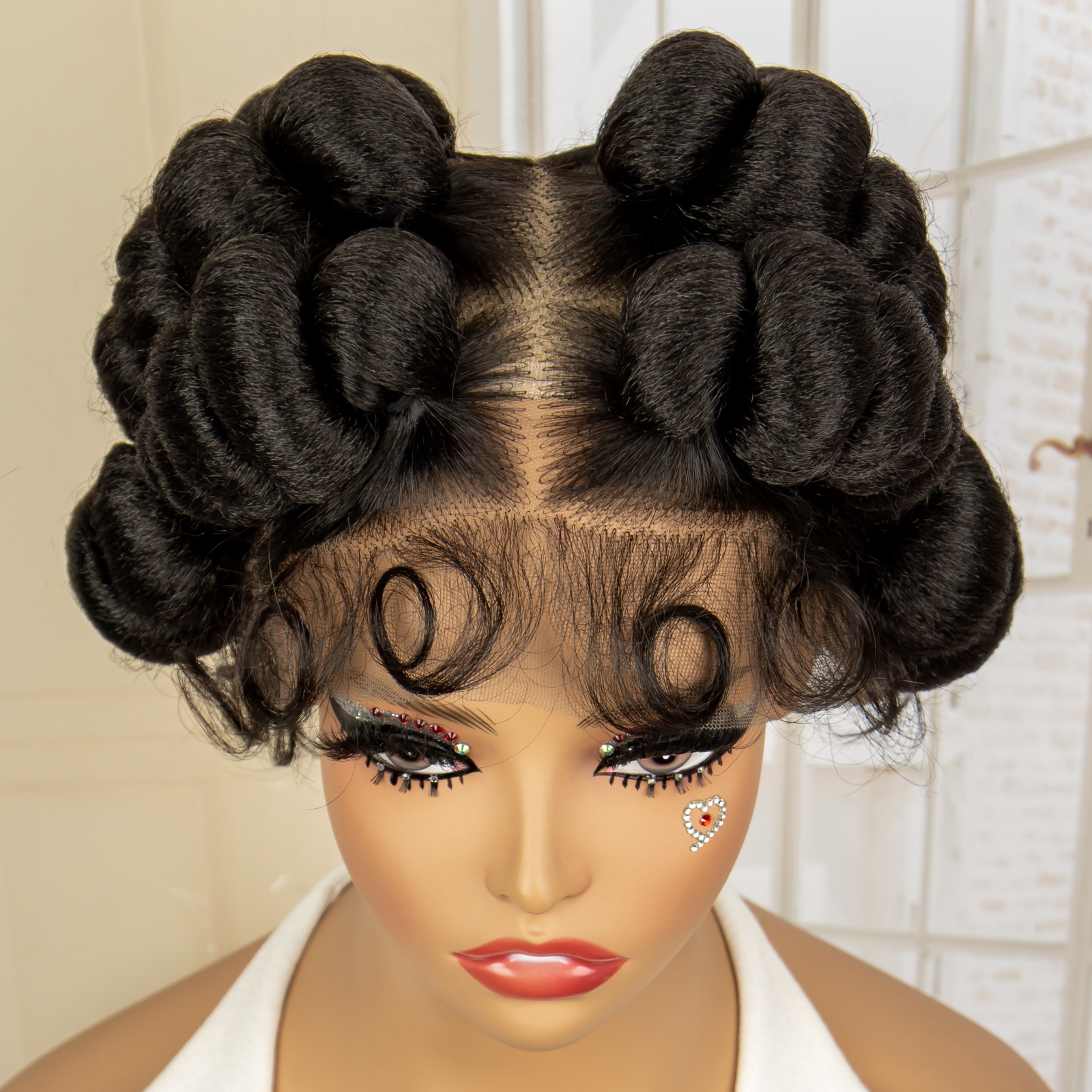 Full Lace Synthetic African Ba - đánh giá và giá Braiding Hair Kanekalon
