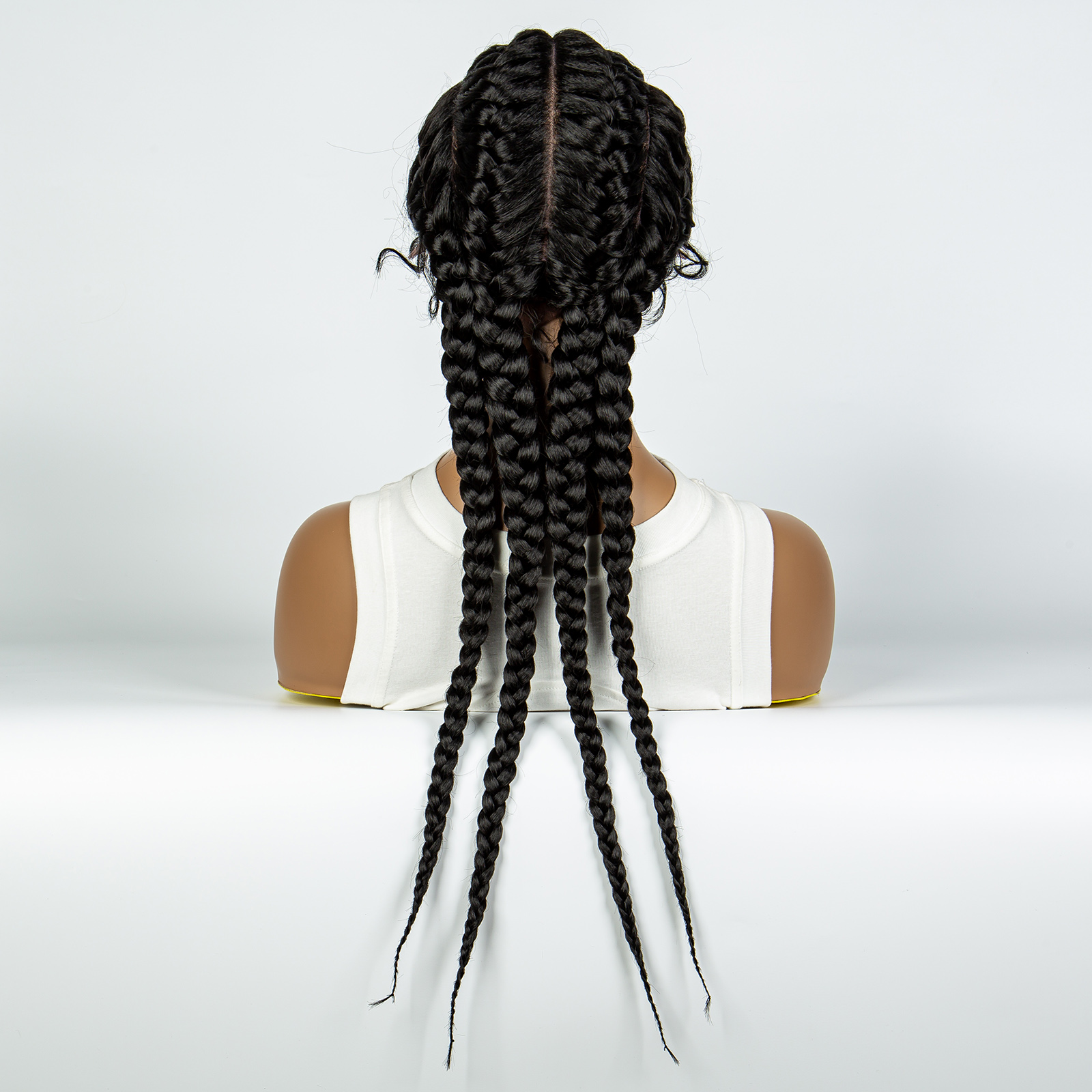 Synthetic Cornrow Braiding Wig - đánh giá và giá Braiding Hair Kanekalon