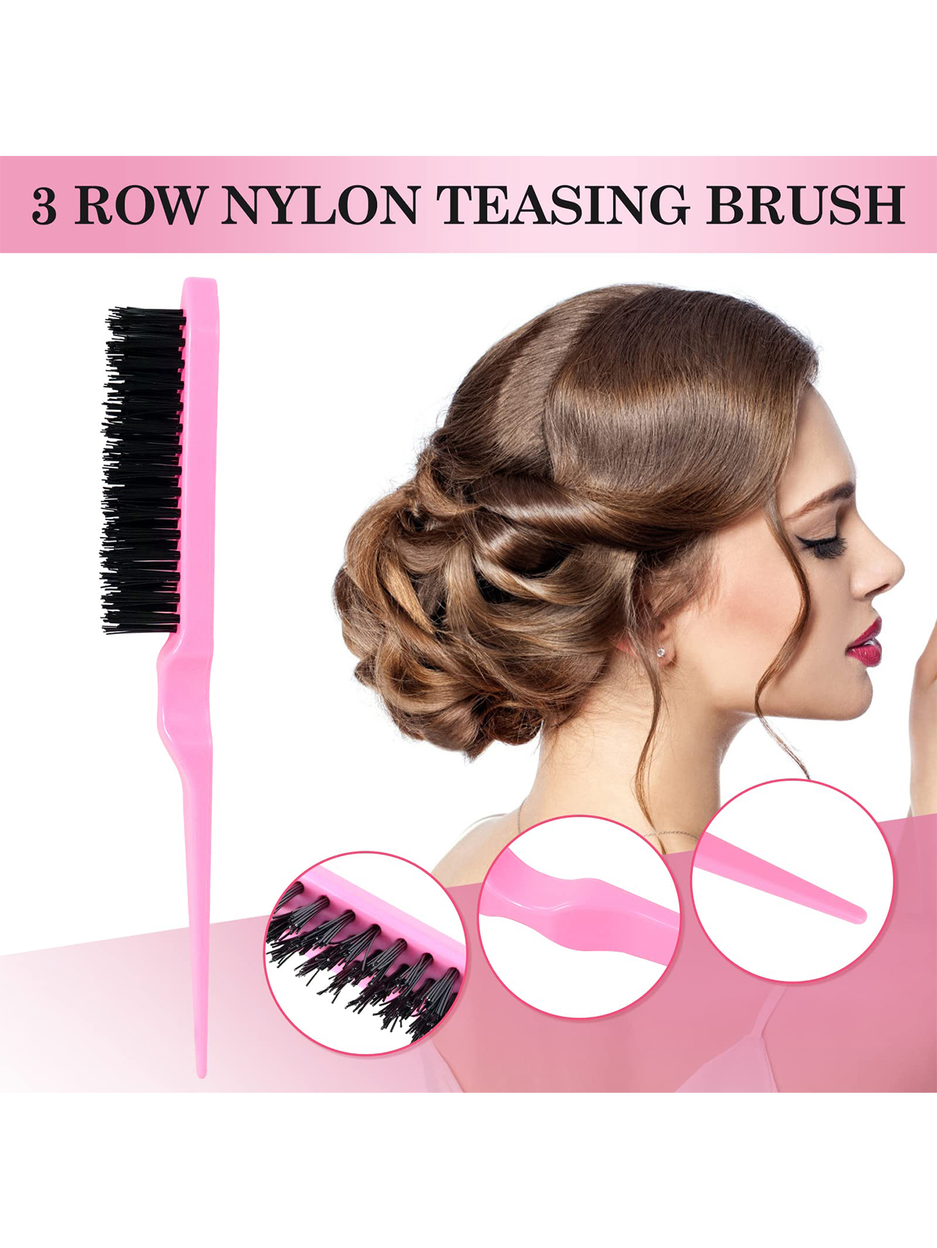 3Pcs Pro Styling Brush Kit - T - đánh giá và giá Hair Care Set