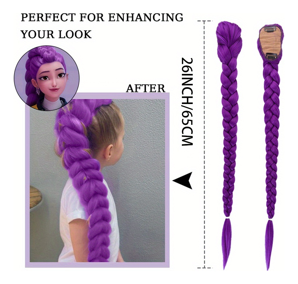 26inch Anime Character Purple  - đánh giá và giá Braiding Hair Kanekalon