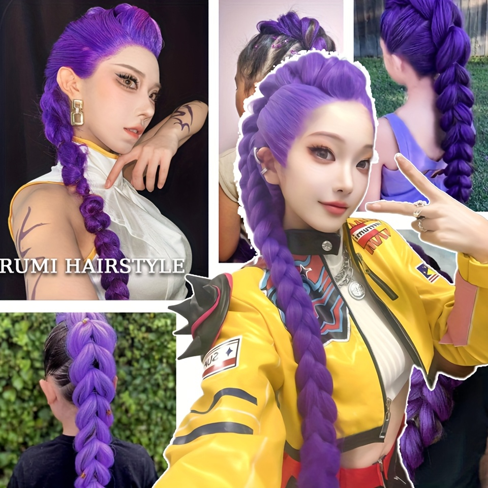 26inch Anime Character Purple  - đánh giá và giá Braiding Hair Kanekalon