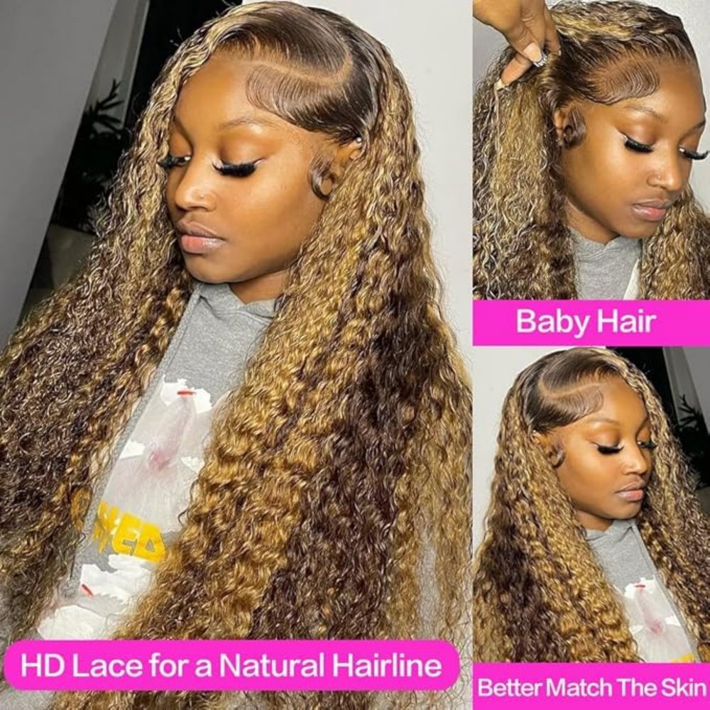 Highlight Curly Wig 13x4 Lace  - đánh giá và giá Hair Care For Wavy Hair